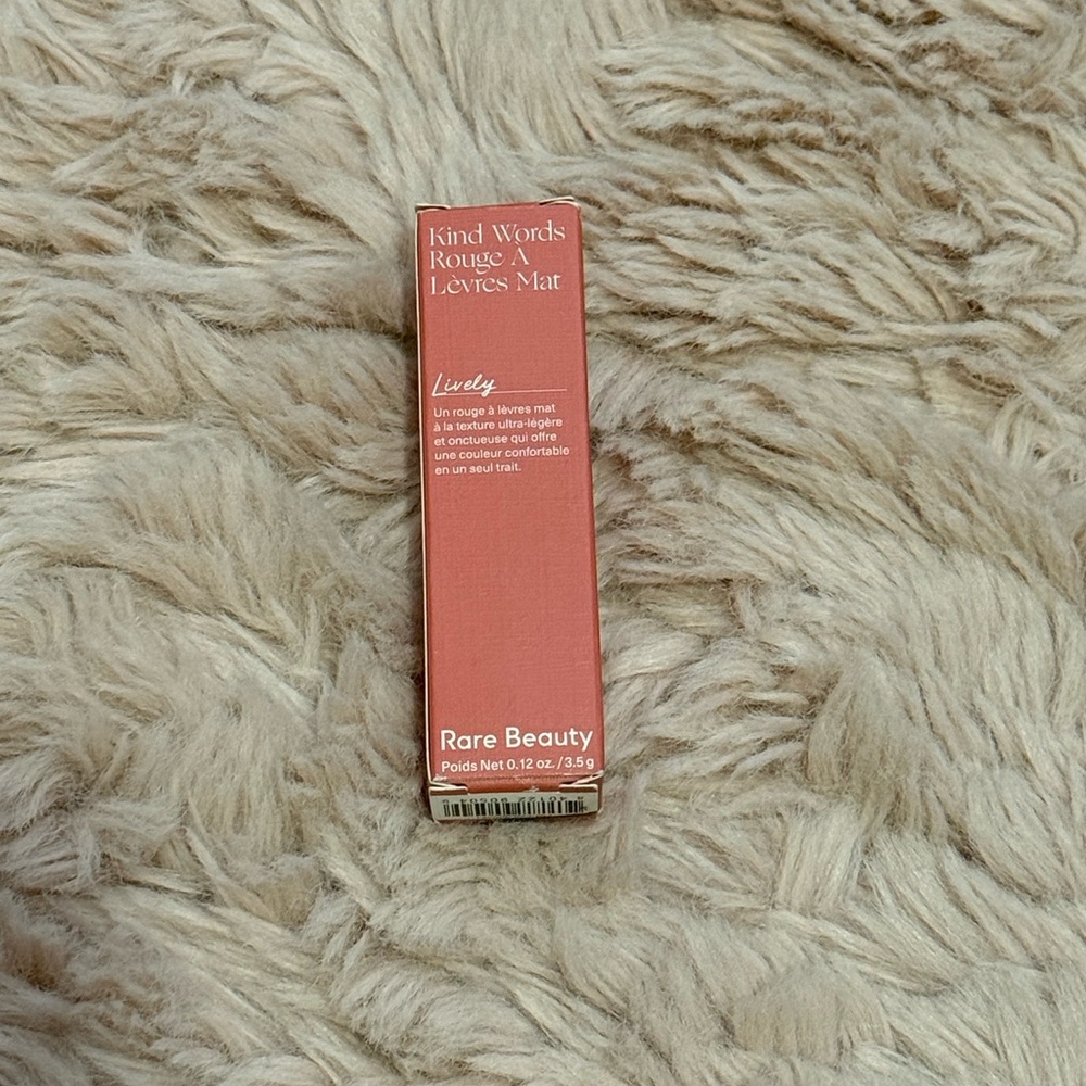 Rare Beauty Kind Words Matte Lipstick in Lively Coral
